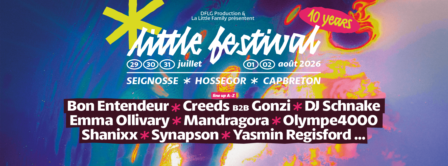 Programmation du Little Festival 2026