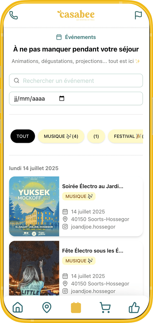 Événements incontournables