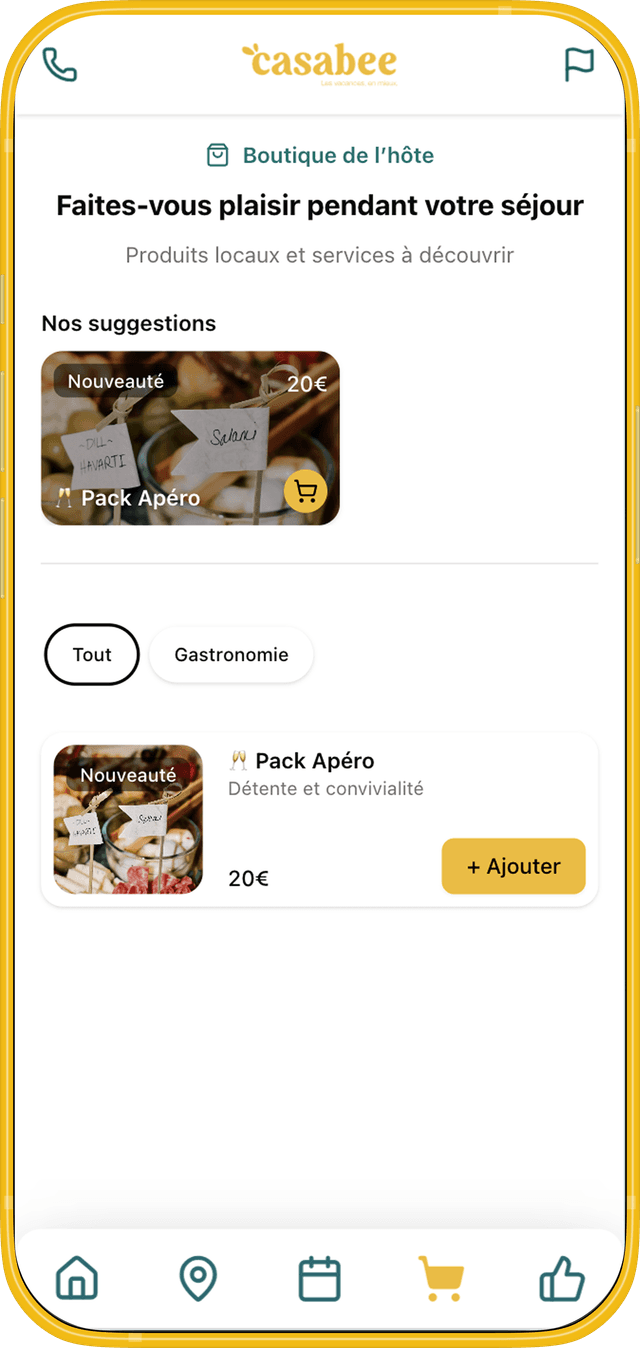 Boutique de l'hôte